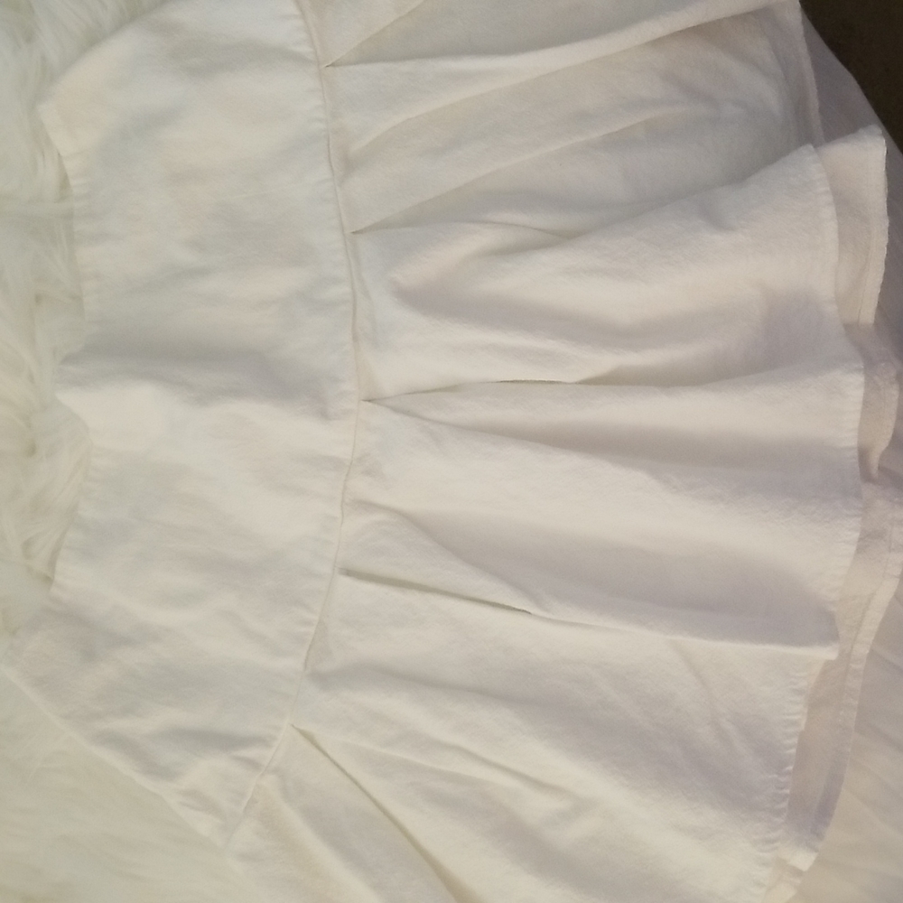 White skirt
